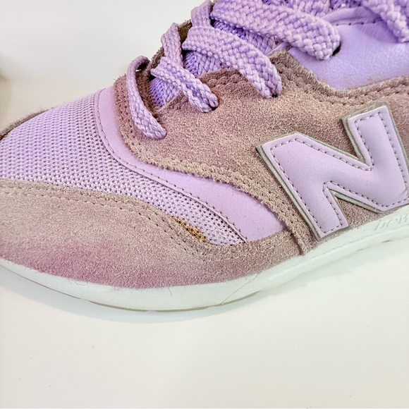 Used Sneakers Without Box New Balance 997H Light Cyclone Purple Low M/Size 10 - Picture 9 of 15